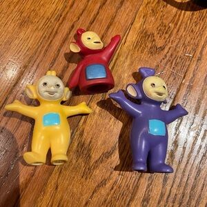 Teletubbies 1998 PVC Figures Ragdoll Decopac & Finger Puppet